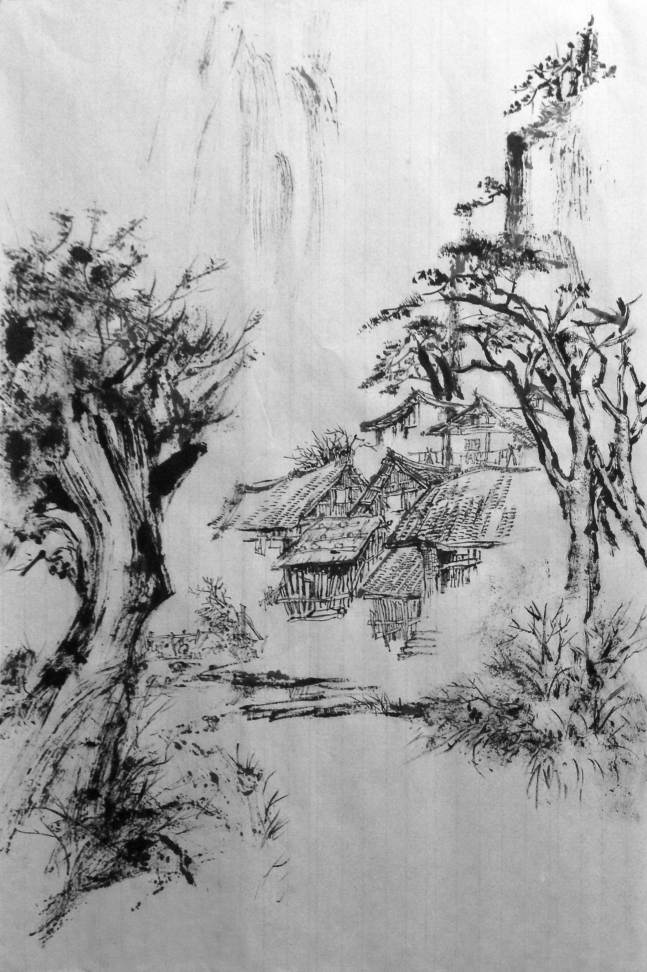 傳統(tǒng)與現(xiàn)代交融，最新國(guó)畫素描的藝術(shù)展現(xiàn)